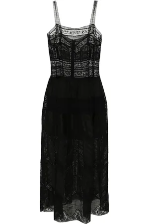 ZIMMERMANN Vestido midi Halliday Lace Trim