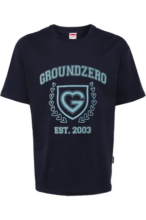 Ground Zero Playera con logo estampado