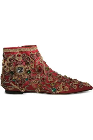 Dolce & Gabbana Botines con detalles de cristal