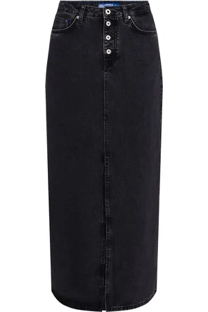 Karl Lagerfeld Falda largo de mezclilla Shank