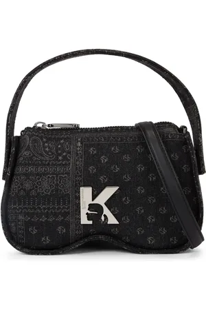Karl Lagerfeld Bolsa de mano de mezclilla Sunglasses