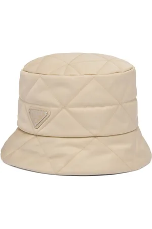 Prada Gorro de pescador con logo triangular