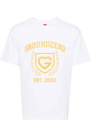 Ground Zero Playera con logo estampado