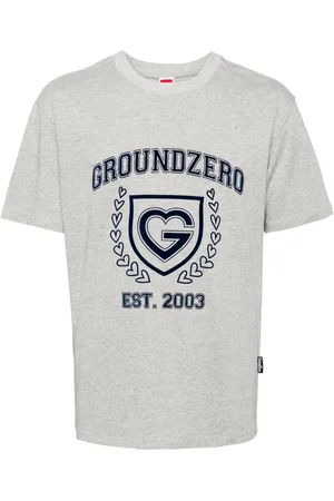 Ground Zero Playera con logo estampado