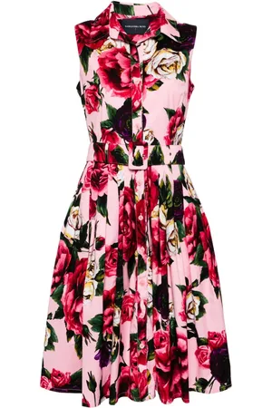 SAMANTHA SUNG Vestido Audrey con estampado floral