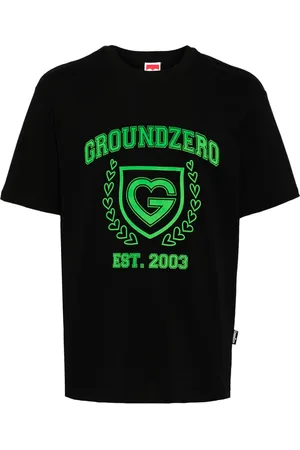 Ground Zero Playera con logo estampado