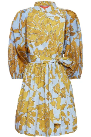 La DoubleJ Vestido manga larga con estampado floral