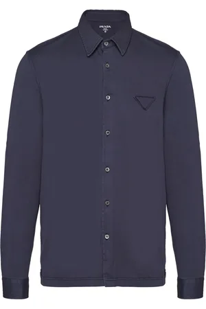Prada Camisa con parche del logo