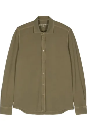 Circolo Camisa de piqué con motivo de ondas