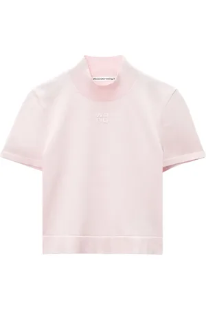 Alexander Wang Top tejido con logo en relieve