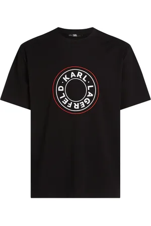 Karl Lagerfeld Playera con logo circular