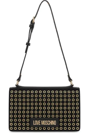 Moschino Bolsa de hombro con detalle de ojales