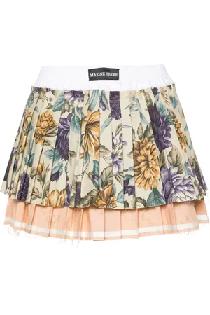 Marine Serre Falda corta Upcycled