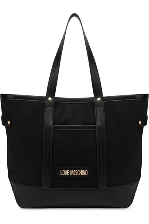 Moschino Tote con letras del logo