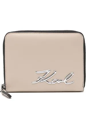 Karl Lagerfeld Cartera con placa del logo