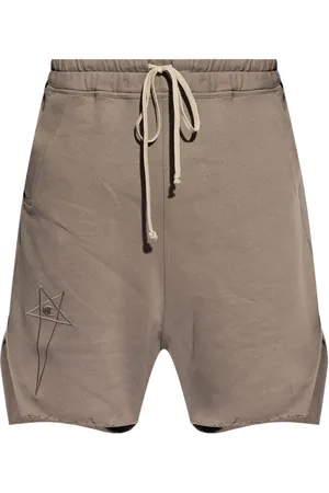 Rick Owens Shorts deportivos con logo bordado