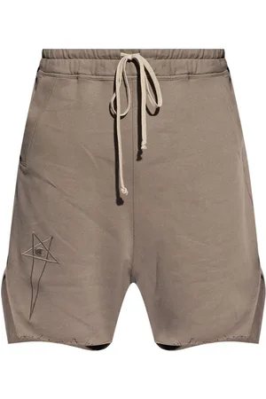 Rick Owens Shorts deportivos con logo bordado