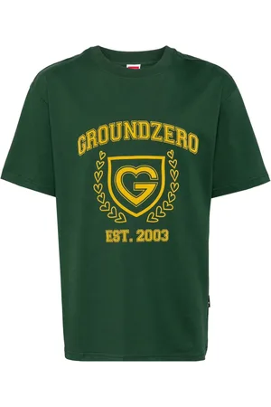 Ground Zero Playera con logo estampado