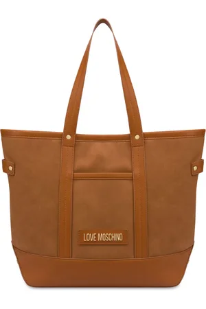 Moschino Tote con aplique del logo