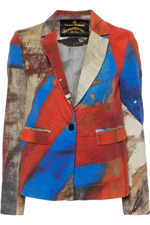 Vivienne Westwood Blazer con botones y estampado abstracto 2015-2016