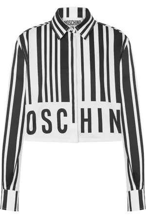 Moschino Camisa con código de barras estampado