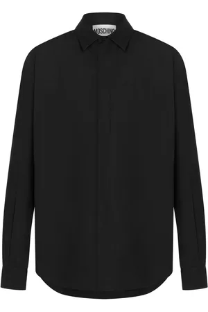 Moschino Camisa de popelina con estampado gráfico