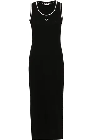 Liu Jo Vestido largo con logo bordado