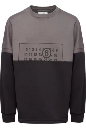 Maison Margiela Sudadera con motivo de números