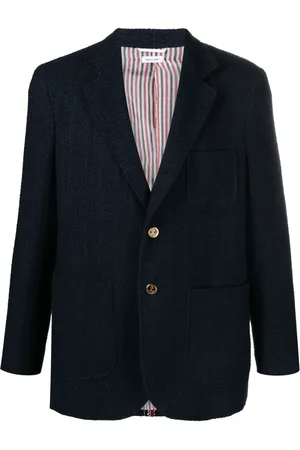 Thom Browne Blazer de tweed con botones