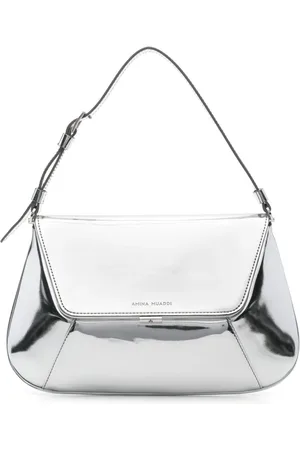 Amina Muaddi Tote de charol