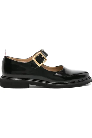Thom Browne Mocasines con etiqueta en grosgrain