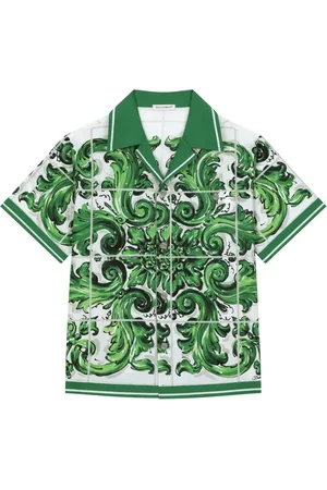 Dolce & Gabbana Camisa con estampado Mayólica