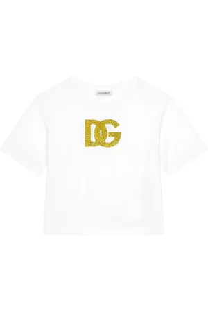 Dolce & Gabbana Playera con logo de strass