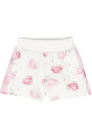 MONNALISA Shorts con corazones estampados