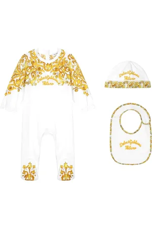Dolce & Gabbana Set de regalo de 3 piezas con estampado Mayólica