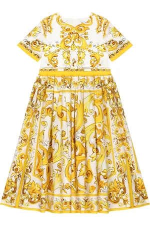 Dolce & Gabbana Vestido Mayólica manga corta