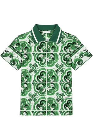 Dolce & Gabbana Camisa con estampado Mayólica