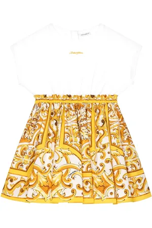 Dolce & Gabbana Vestido estampado manga corta
