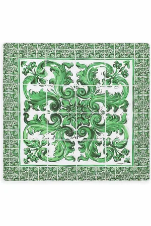 Dolce & Gabbana Cambiador con estampado Mayólica