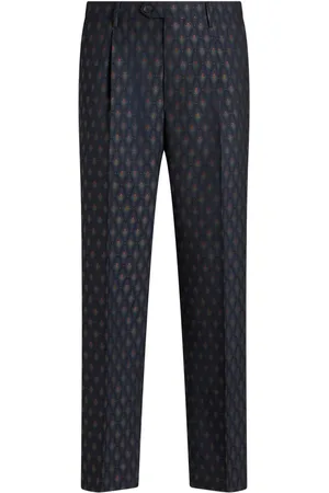 Etro Pantalones de vestir con tiro medio