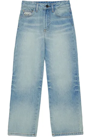 Nº21 Jeans anchos con efecto lavado