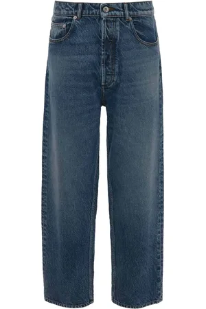 J.W.Anderson Jeans capri con diseño recto