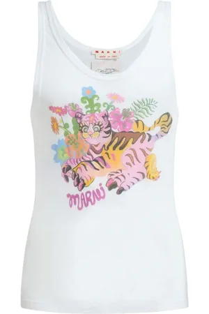 Marni Camiseta con estampado gráfico