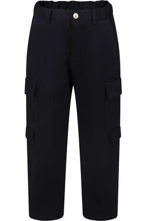 VERSACE Pantalones cargo con diseño recto