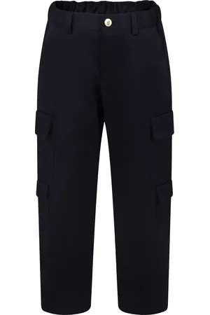 VERSACE Pantalones cargo con diseño recto