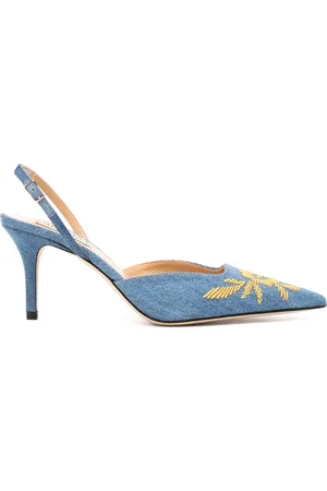 Arteana Zapatillas de mezclilla Verona con tacón de 75mm