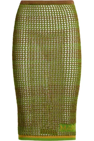 Marni Falda midi de tejido flojo