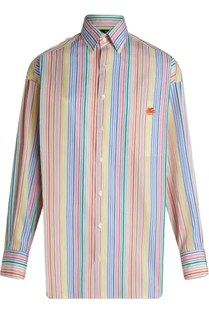 Etro Camisa con bordado Pegaso