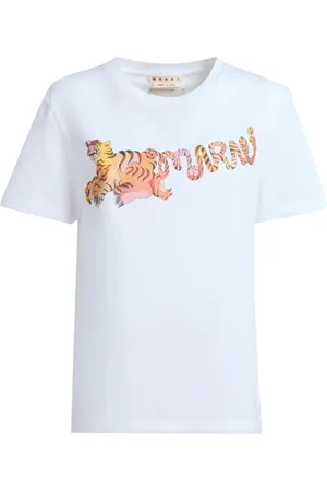 Marni Playera con logo estampado