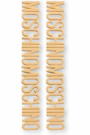 Moschino Aretes con letras del logo